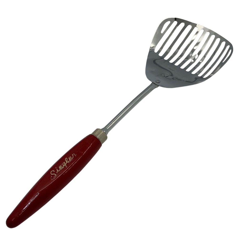Vintage EKCO Kitchamajig Siegler Chrome Plated Red 12in